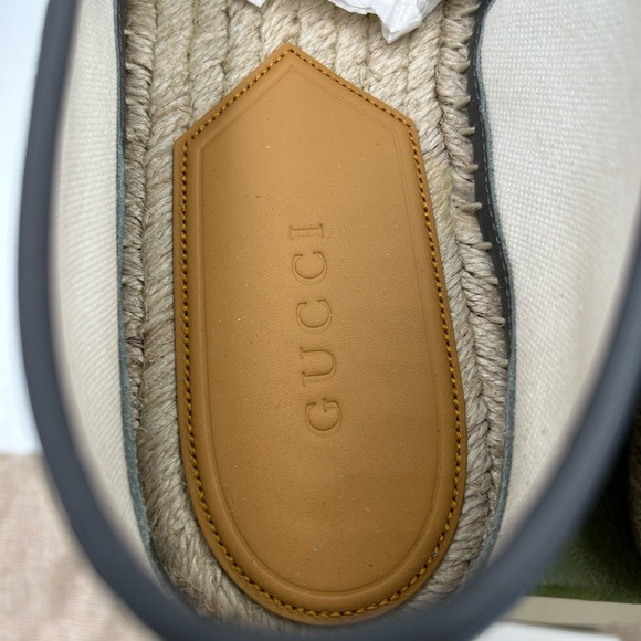 Men\'s Gucci blue denim ESPADRILLES size 8, made in Spain main image 6